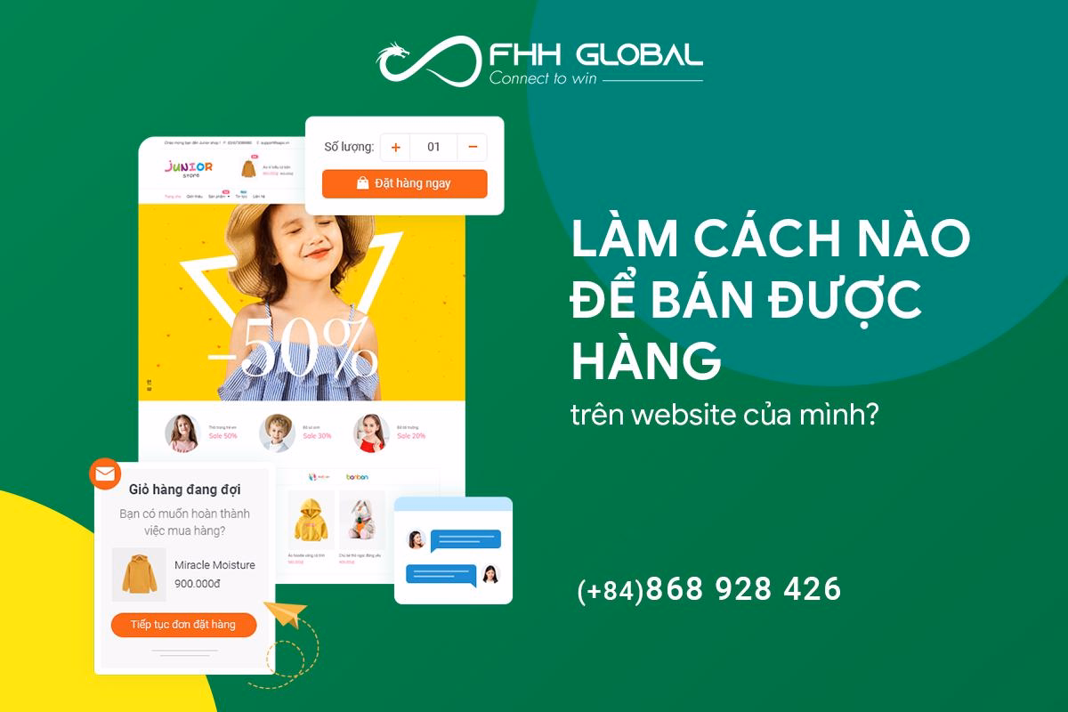 Làm cách nào để bán được hàng trên website của mình?