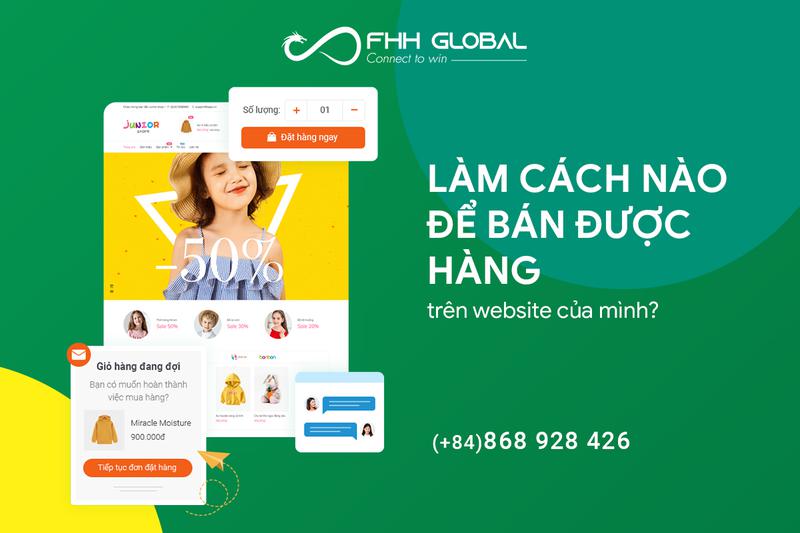 Làm cách nào để bán được hàng trên website của mình?